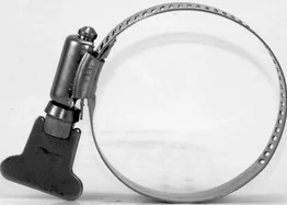 Collet de métal pour tuyau séchoir Metro